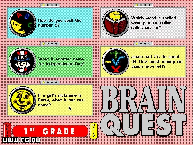 Изображение игры: Brain Quest Grade 1