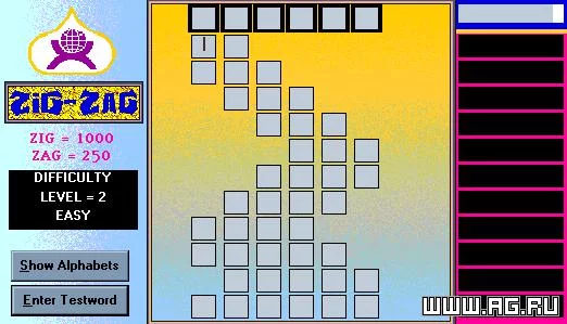 Изображение игры: Zig-Zag