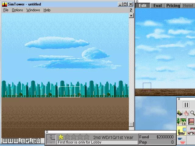 Изображение игры: SimTower