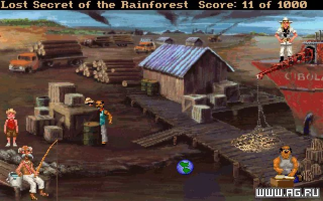Изображение игры: EcoQuest 2: Lost Secret of the Rainforest