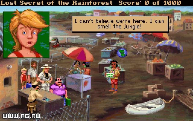 Изображение игры: EcoQuest 2: Lost Secret of the Rainforest