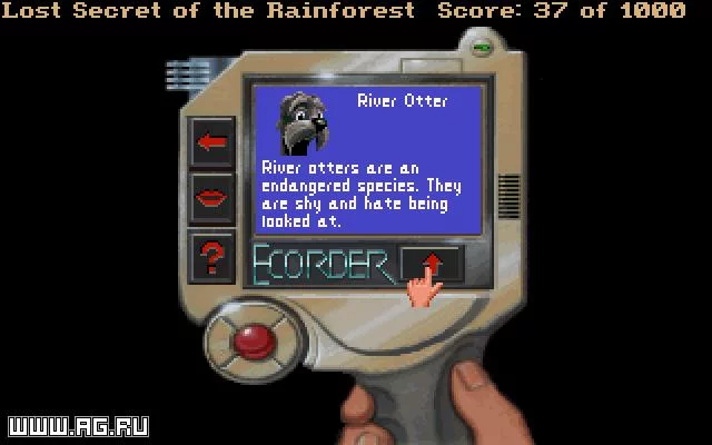 Изображение игры: EcoQuest 2: Lost Secret of the Rainforest