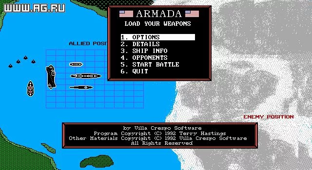 Изображение игры: Armada (1992)