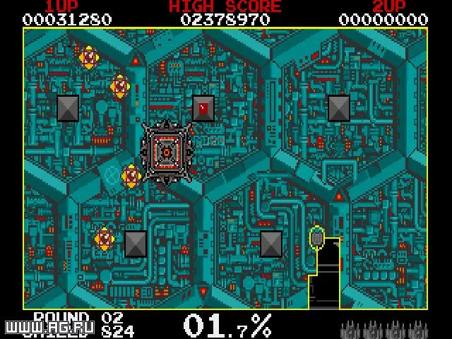 Изображение игры: Volfied