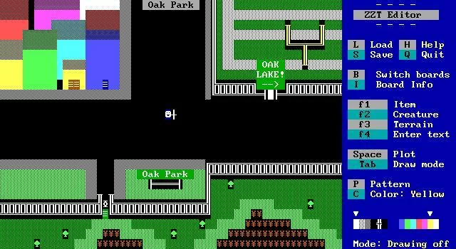 Изображение игры: ZZT (1991)