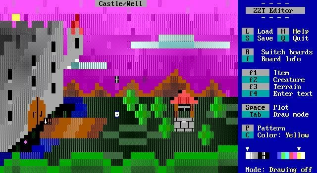 Изображение игры: ZZT (1991)