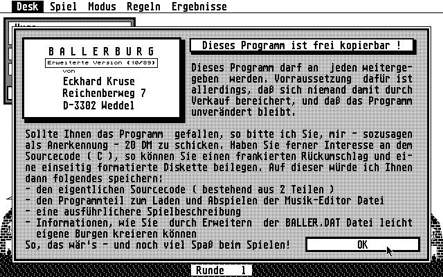 Изображение игры: Ballerburg (1987)