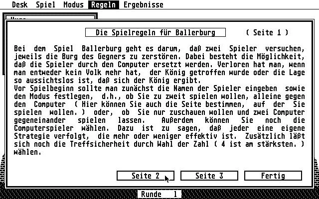 Изображение игры: Ballerburg (1987)
