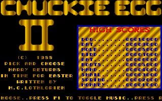 Изображение игры: Chuckie Egg 2