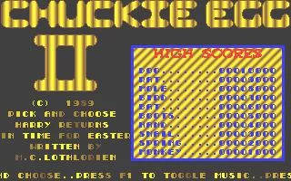 Изображение игры: Chuckie Egg 2