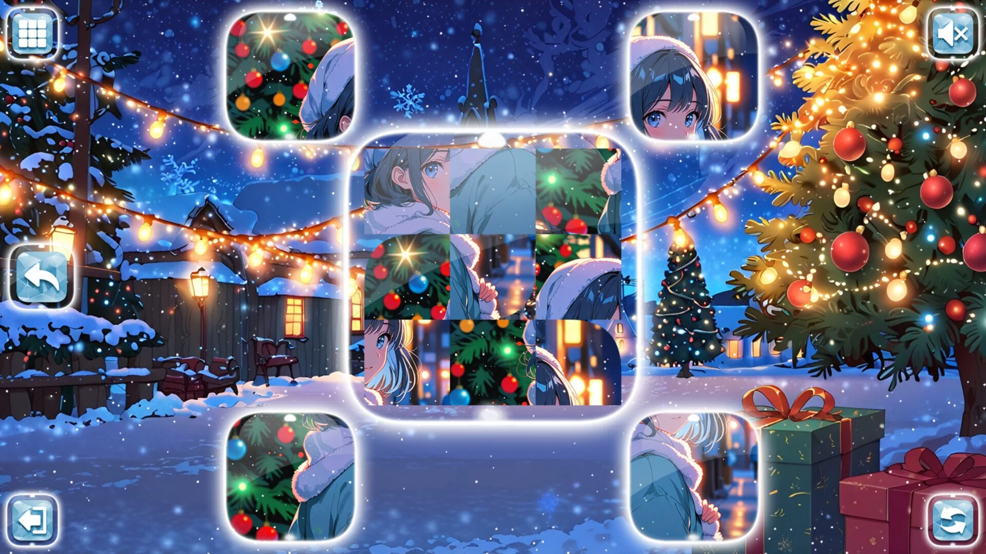 Изображение игры: Lovely Anime Puzzle: Christmas