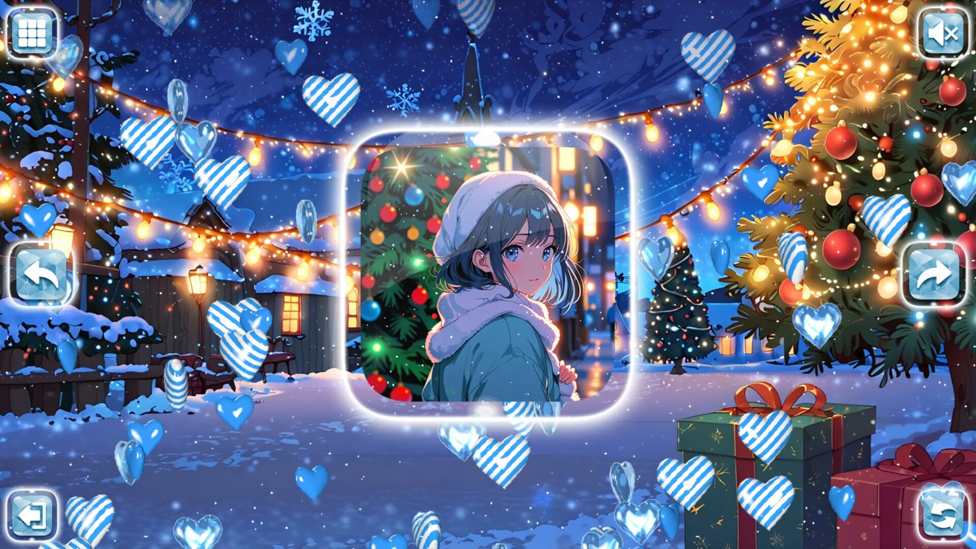 Изображение игры: Lovely Anime Puzzle: Christmas
