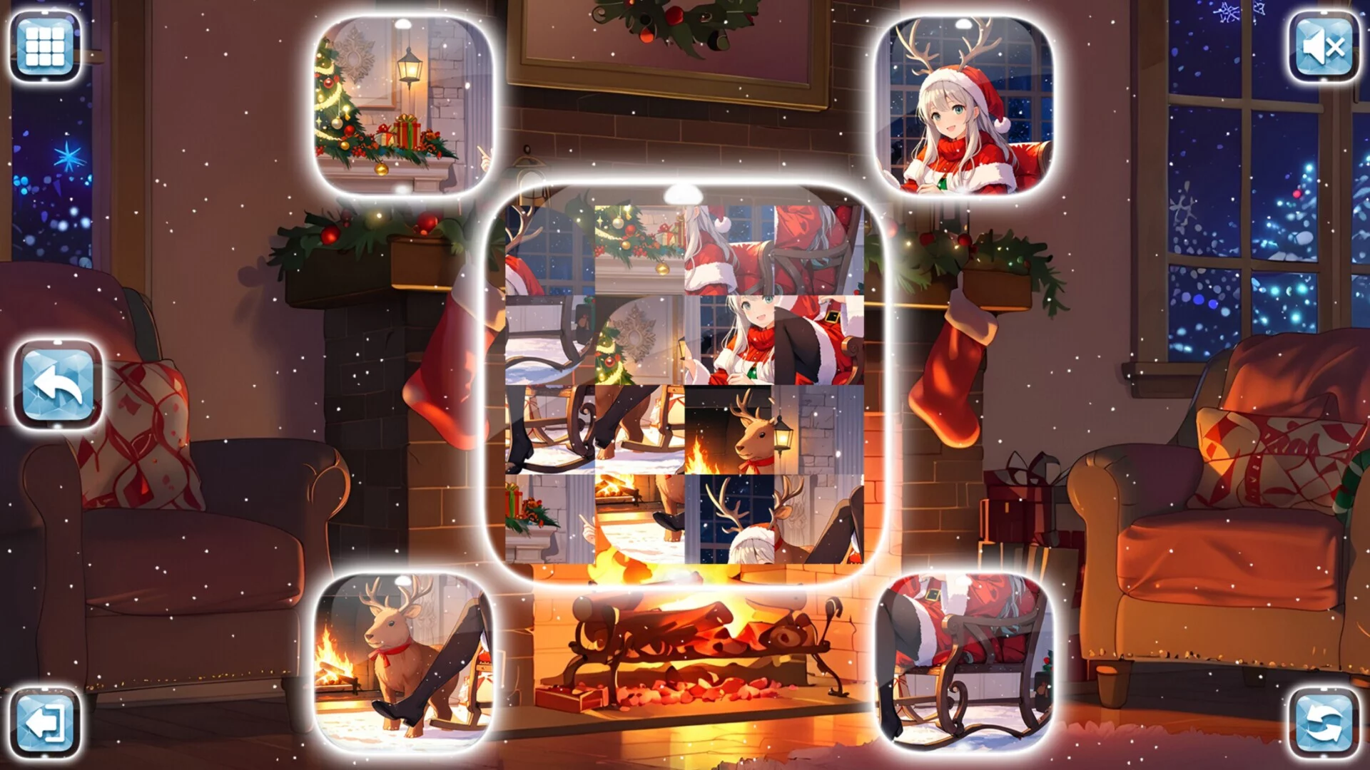 Изображение игры: Lovely Anime Puzzle: Christmas