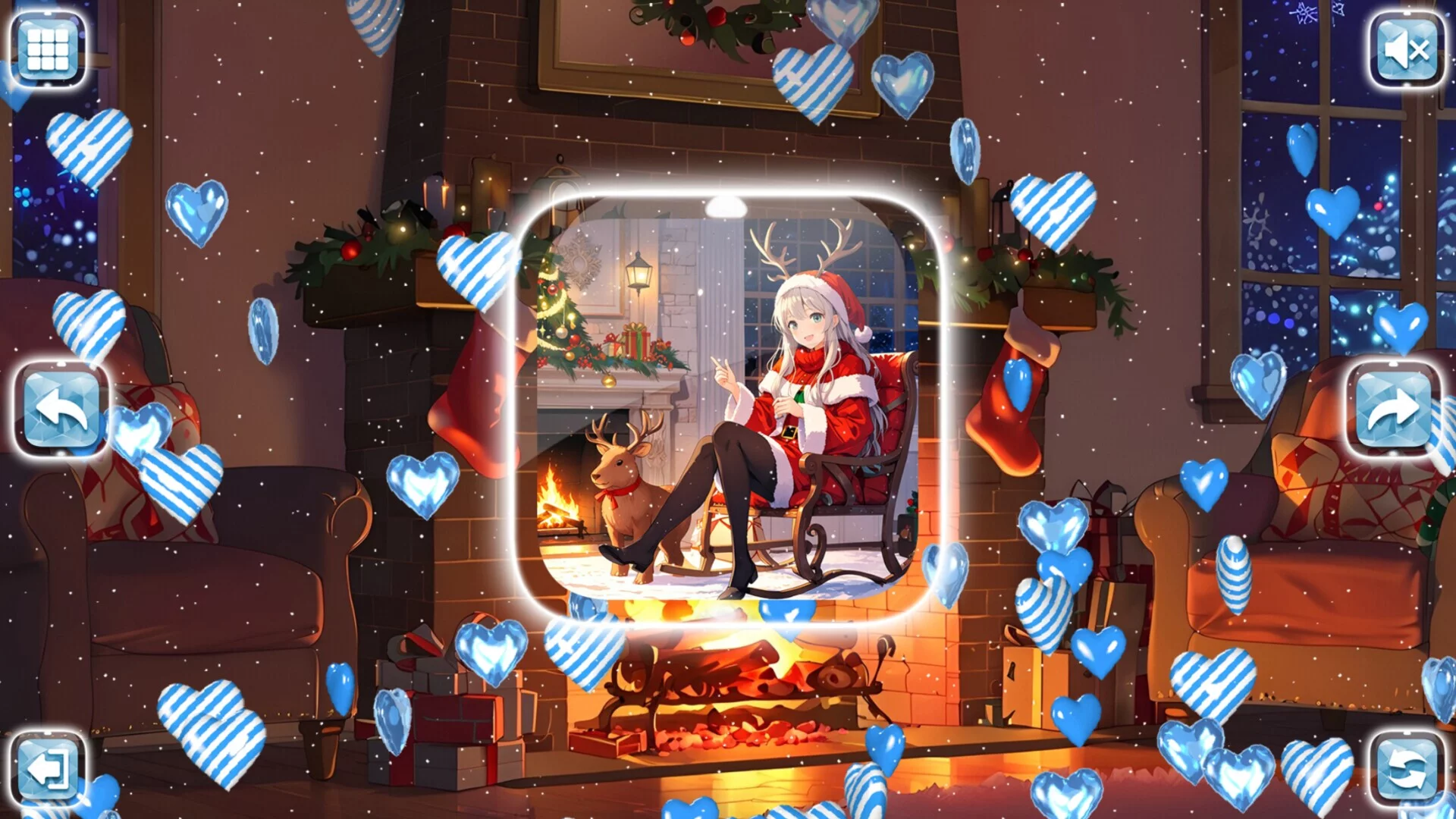 Изображение игры: Lovely Anime Puzzle: Christmas