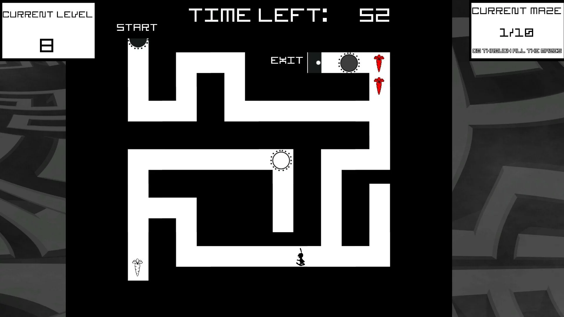 Изображение игры: Bunny Mazes