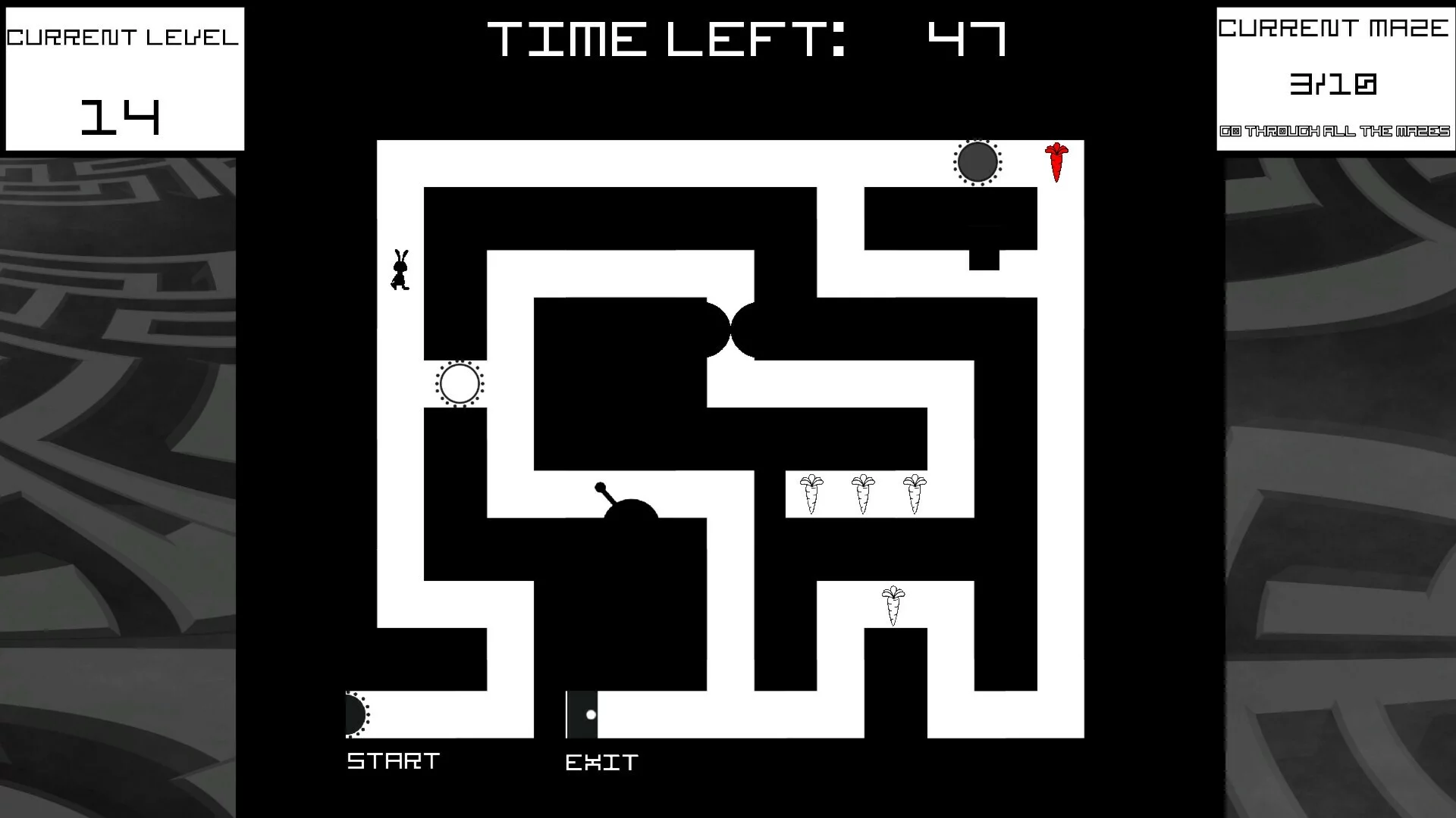 Изображение игры: Bunny Mazes