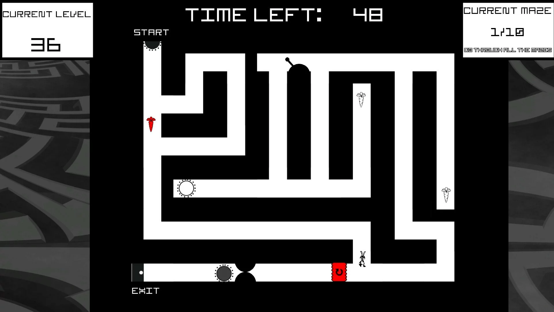Изображение игры: Bunny Mazes