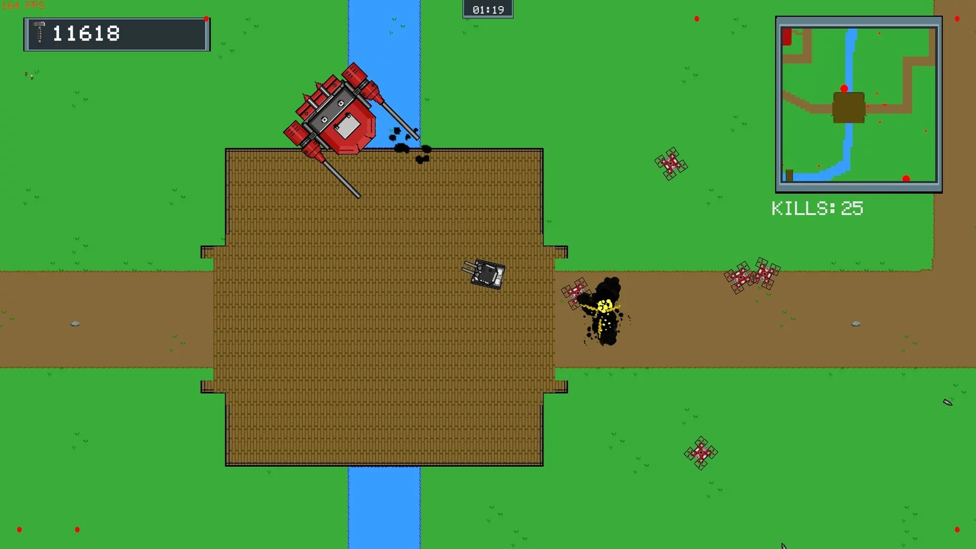 Изображение игры: Tanks of Chaos