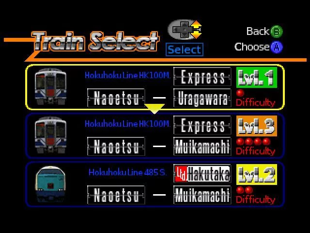 Изображение игры: Densha de Go! 64