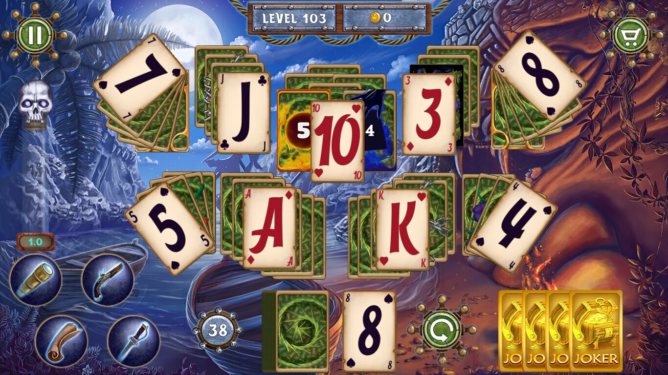 Изображение игры: Pirates Adventure Solitaire