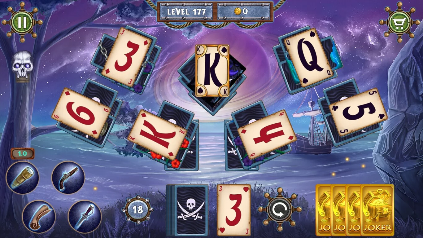 Изображение игры: Pirates Adventure Solitaire