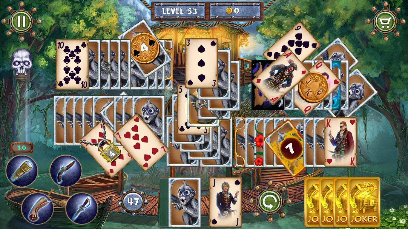 Изображение игры: Pirates Adventure Solitaire