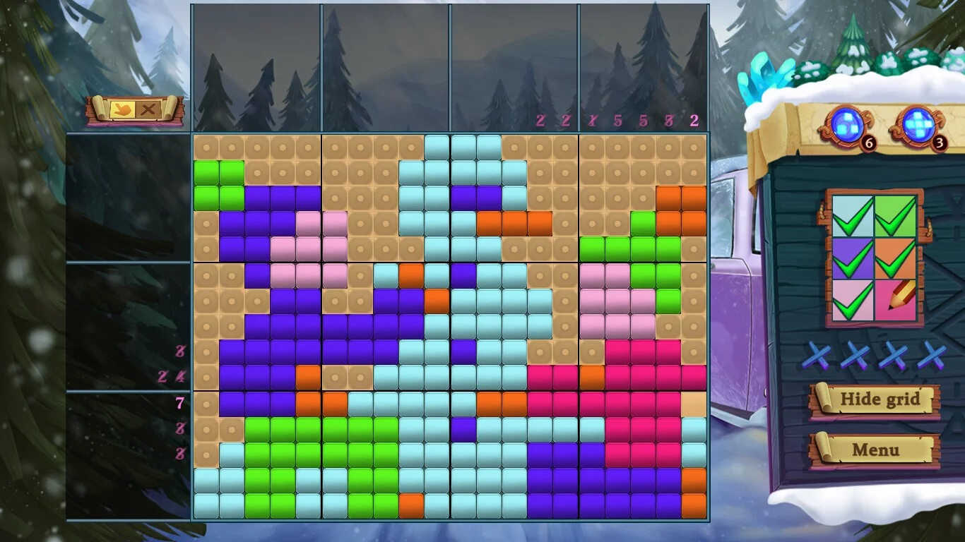 Изображение игры: Adventure Mosaics. Winter Holidays