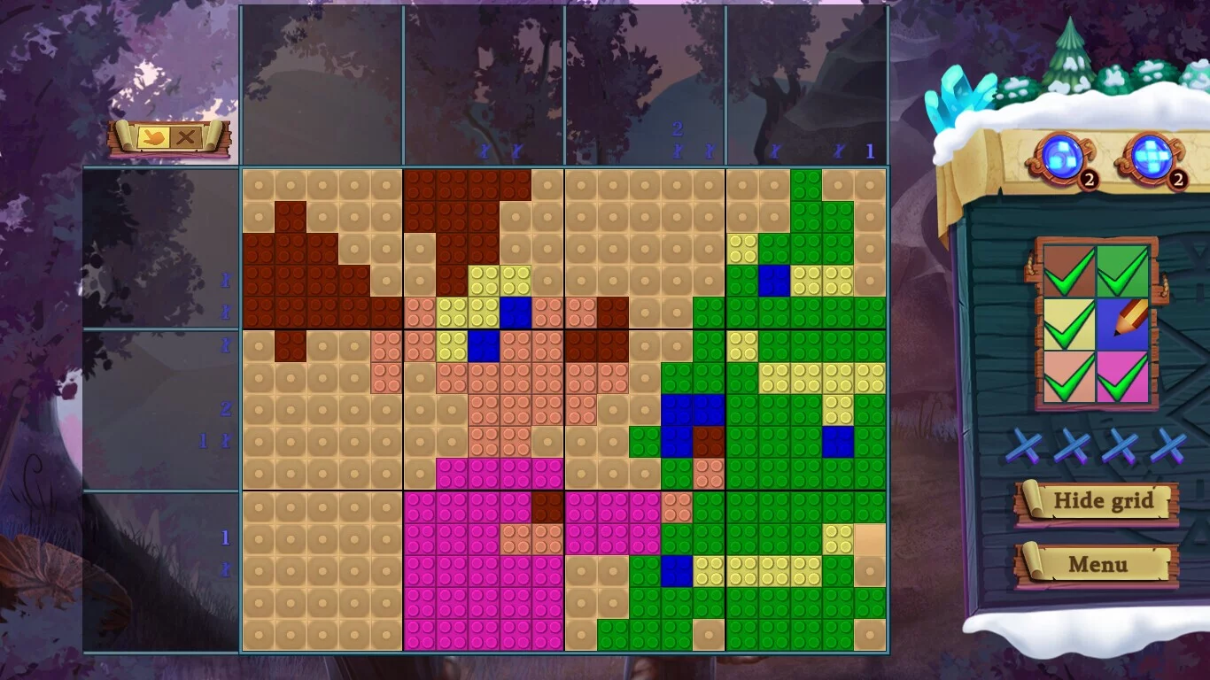 Изображение игры: Adventure Mosaics. Winter Holidays