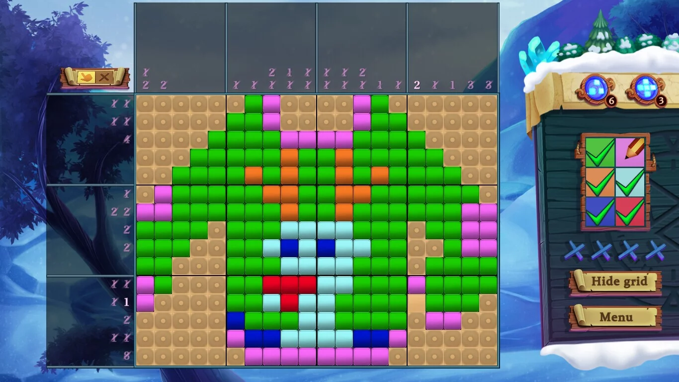 Изображение игры: Adventure Mosaics. Winter Holidays