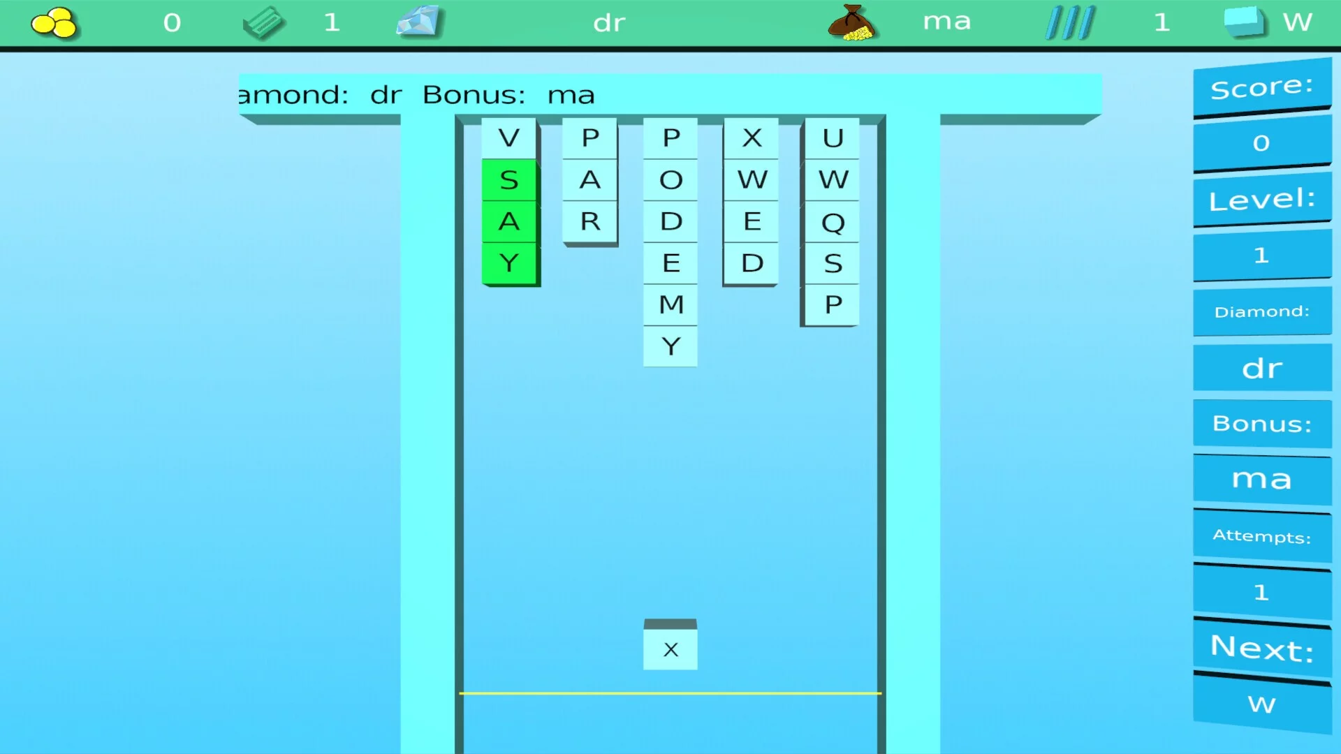 Изображение игры: Diamond Word
