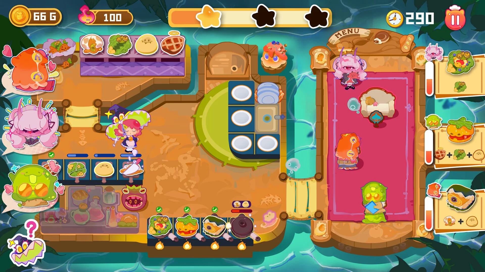 Изображение игры: 地狱烹烹乐 Hell's Cooking Joy
