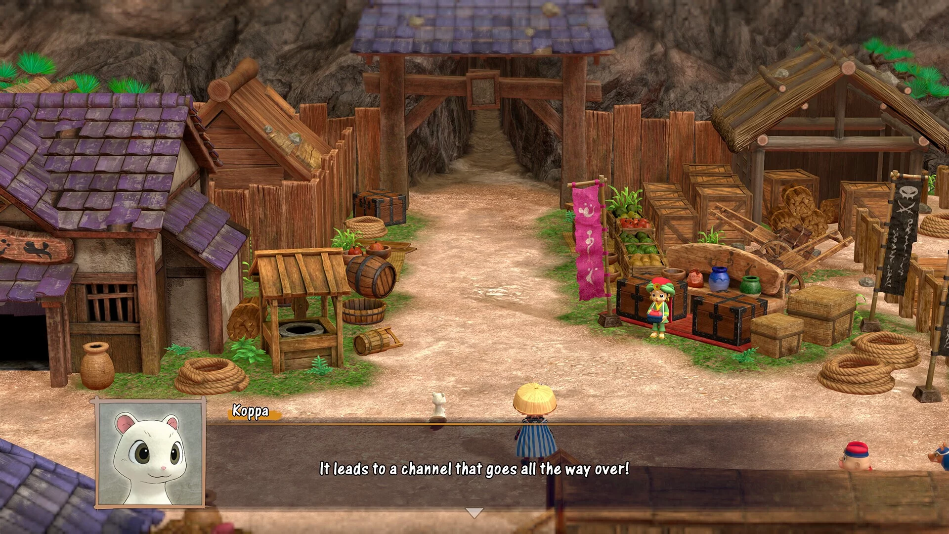 Изображение игры: Shiren the Wanderer: The Mystery Dungeon of Serpentcoil Island