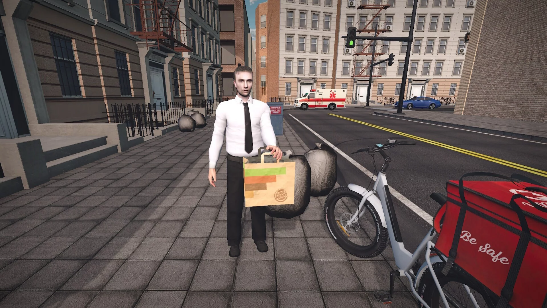 Изображение игры: Food Delivery Simulator