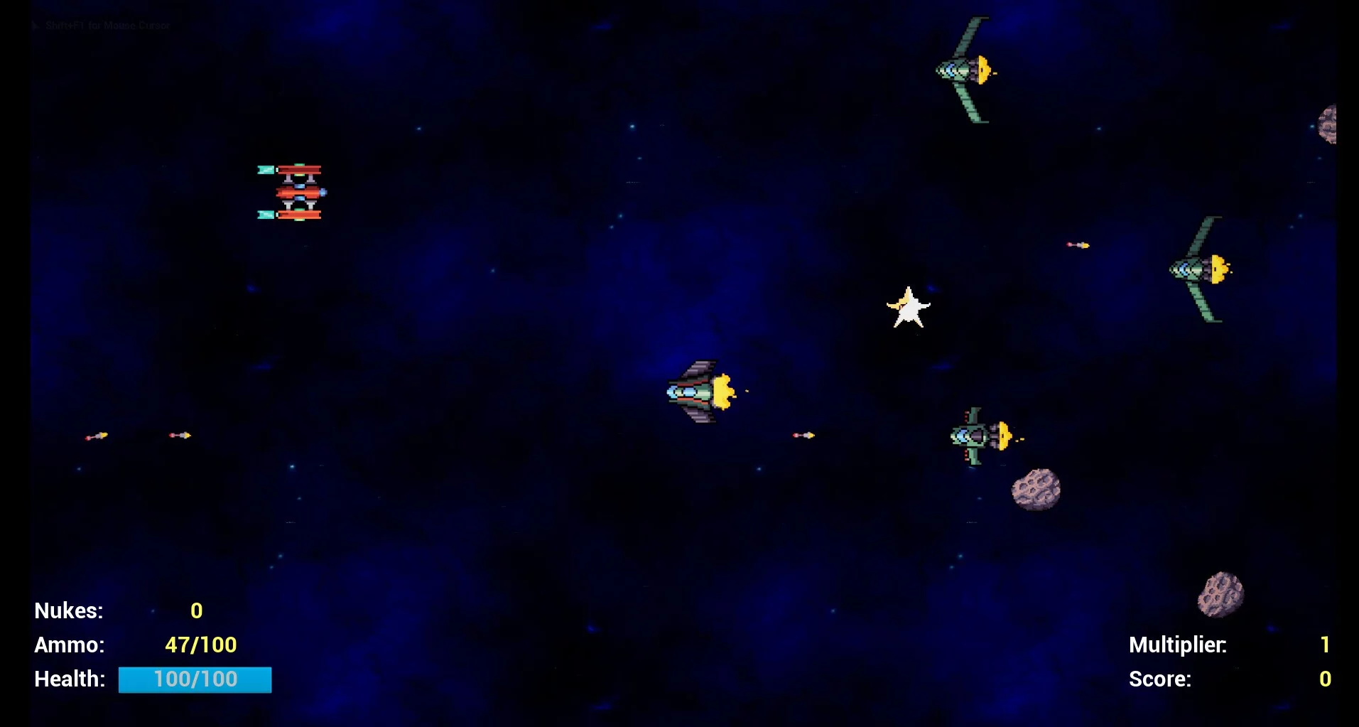 Изображение игры: Cake Space Shooter