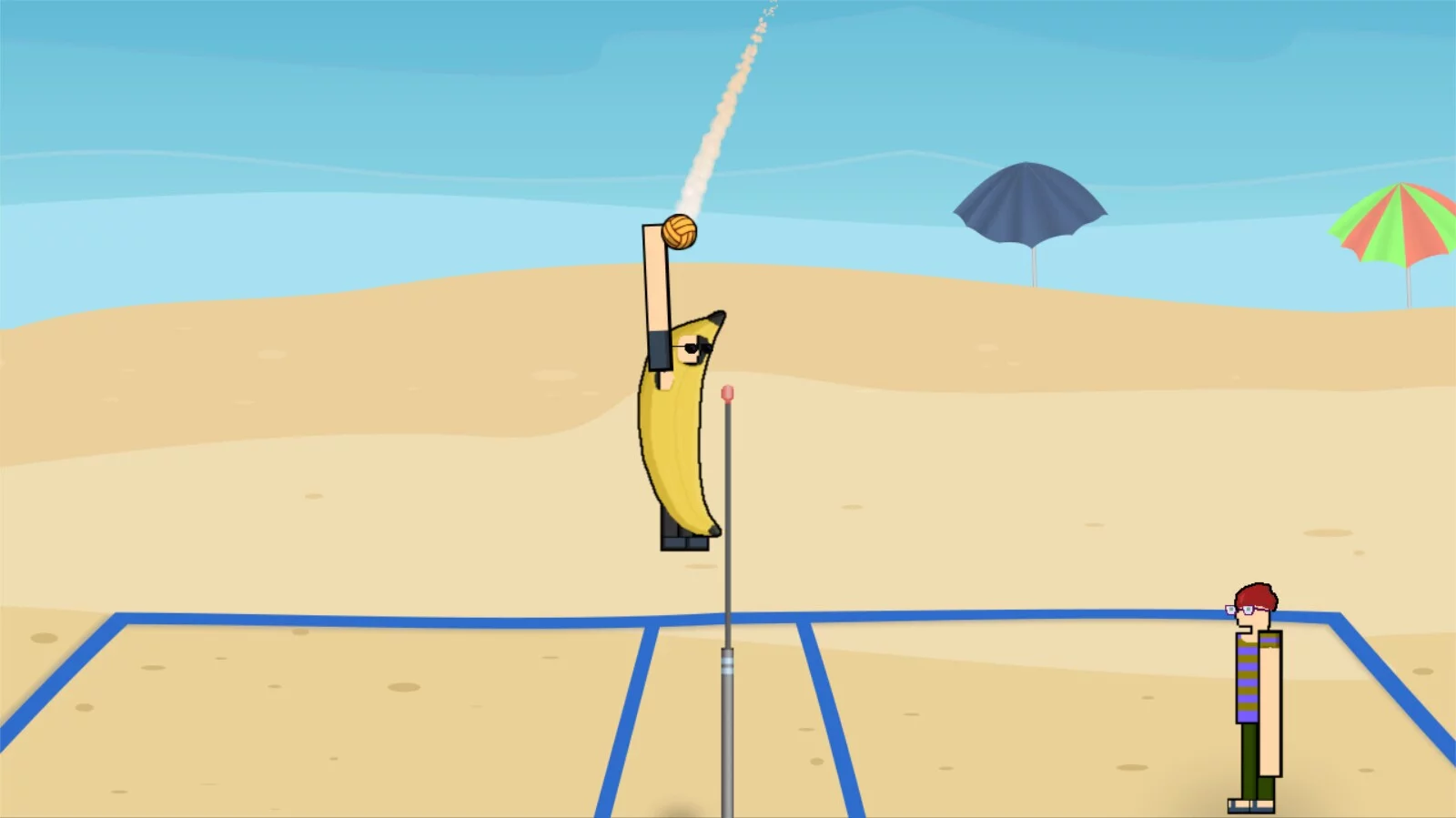 Изображение игры: Wacky Volleyball