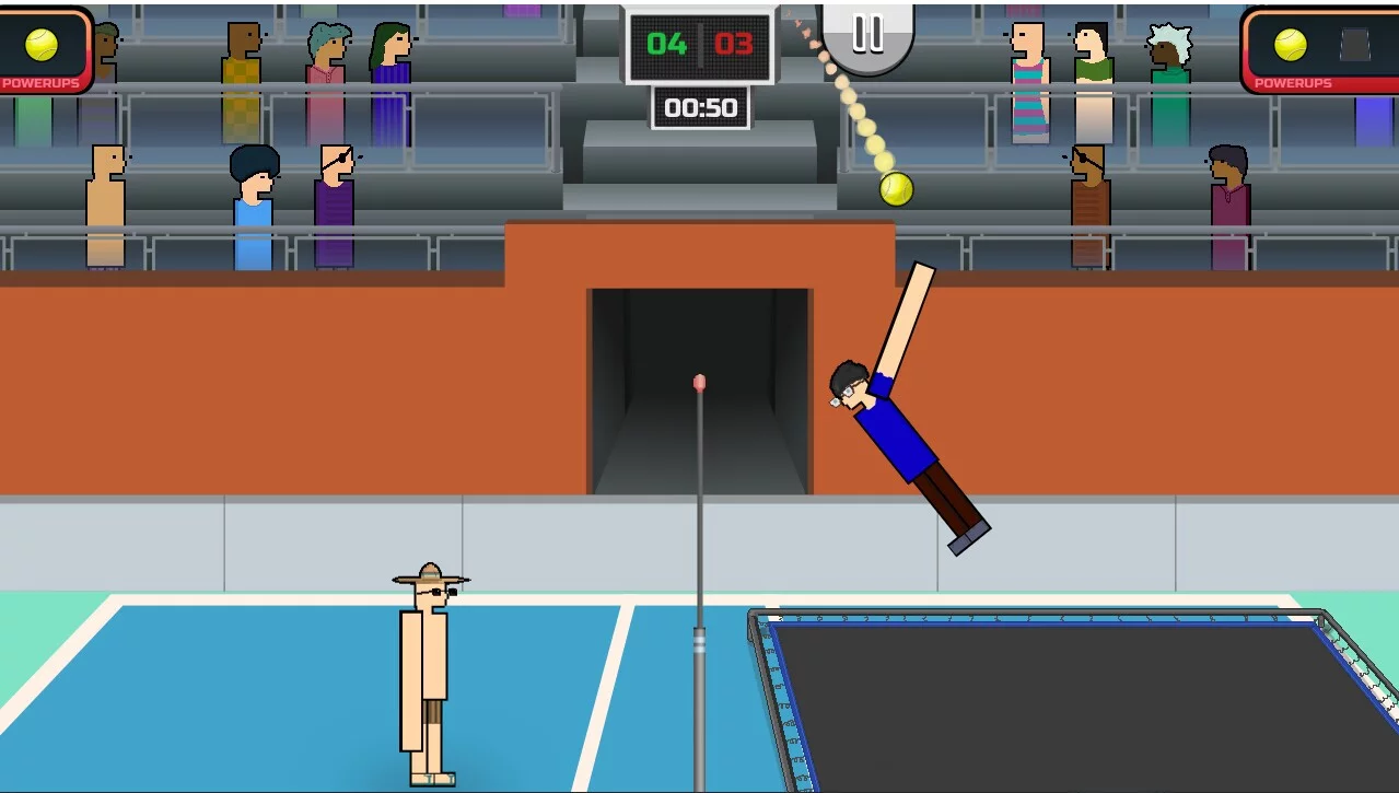 Изображение игры: Wacky Volleyball