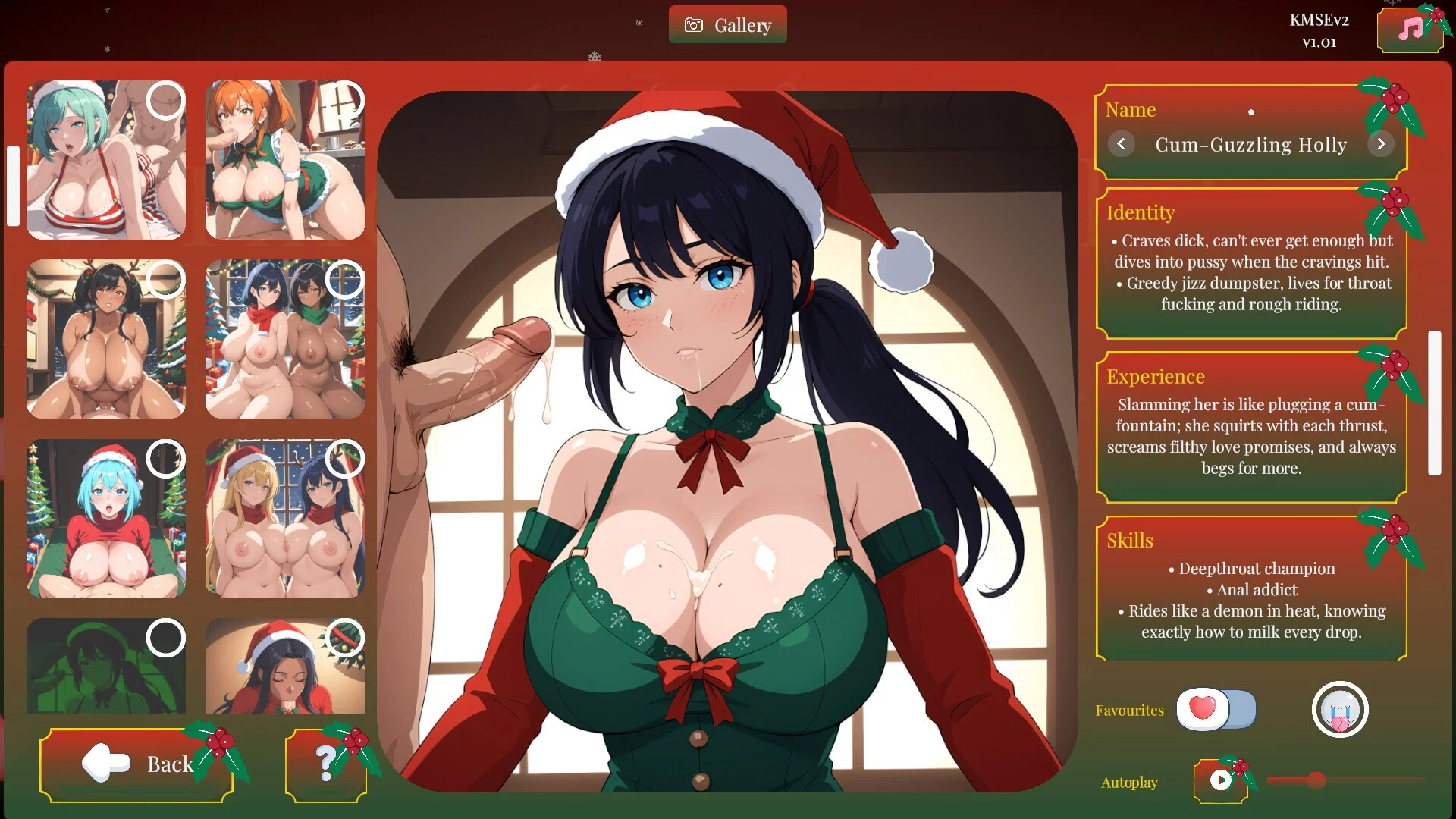 Изображение игры: Hentai Senpai: Thiccmas Cumsluts