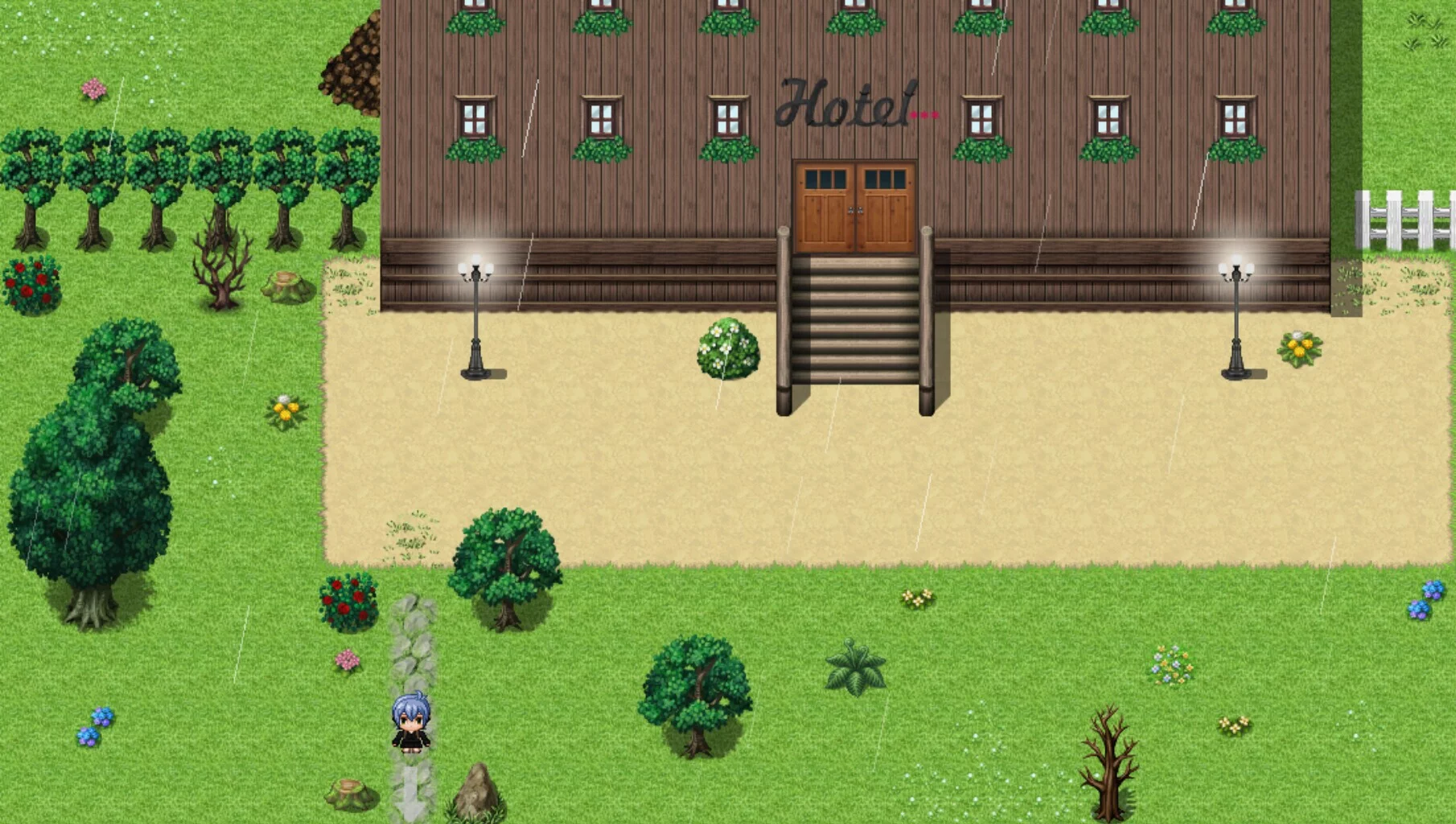 Изображение игры: Facing the Rain