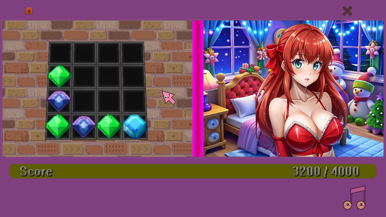 Изображение игры: Waifu Simulator: Christmas Edition