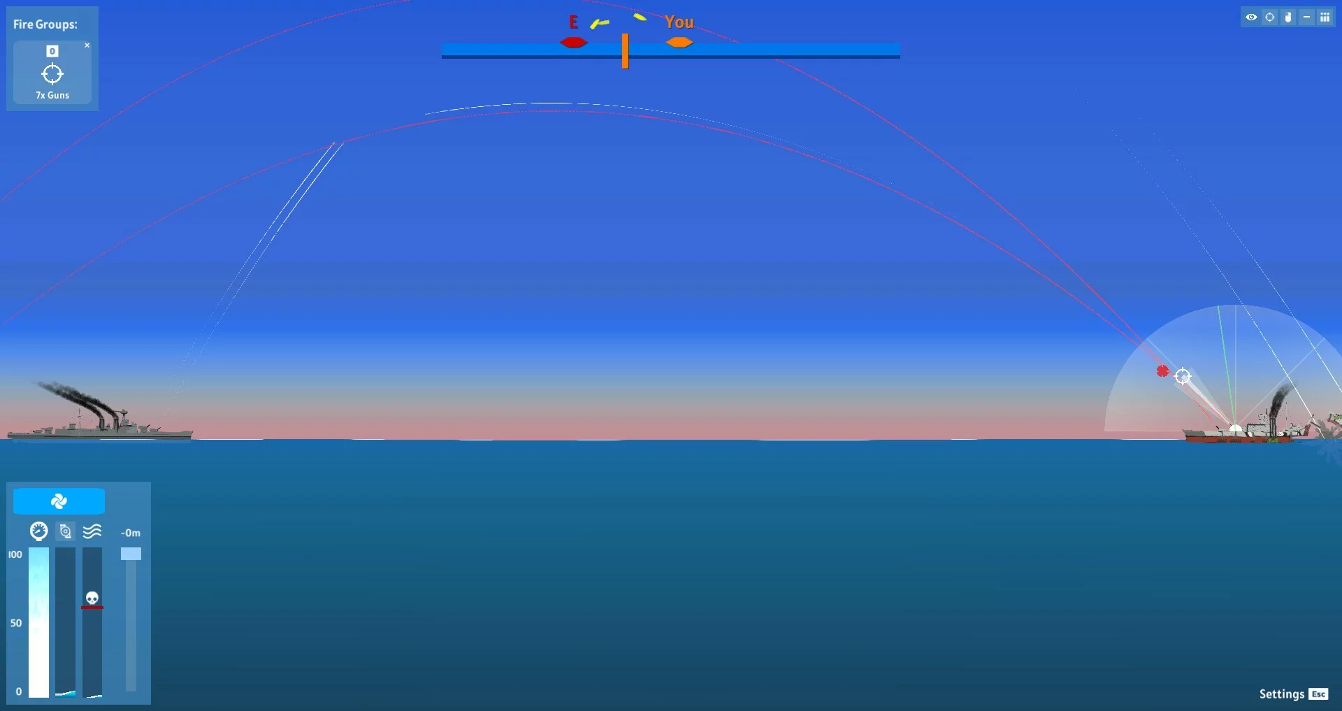 Изображение игры: SHIPS AT WAR