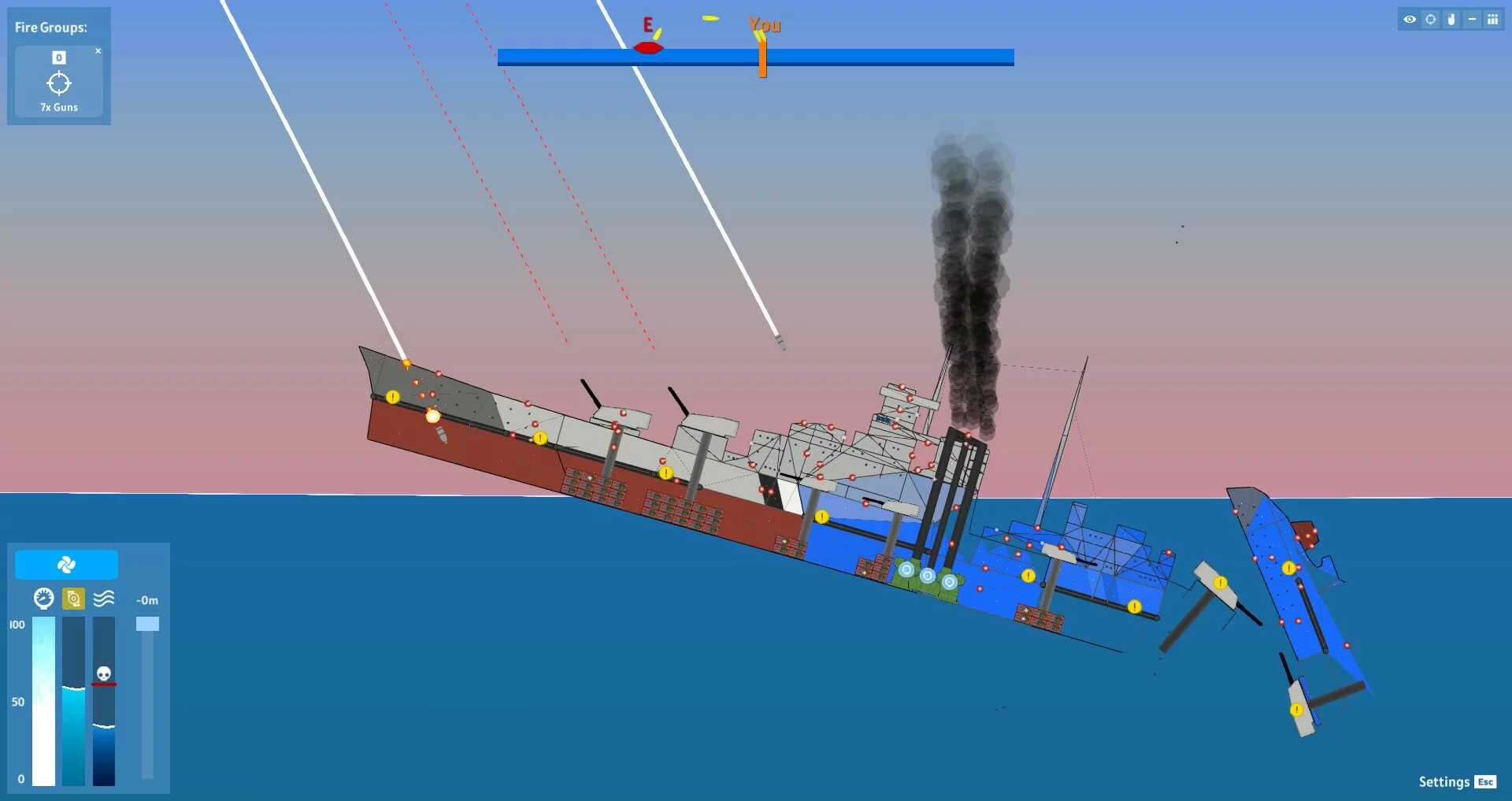 Изображение игры: SHIPS AT WAR