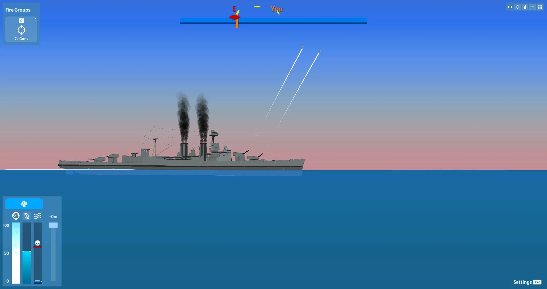 Изображение игры: SHIPS AT WAR