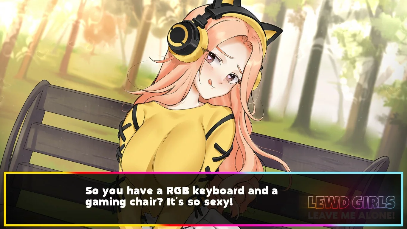 Изображение игры: Lewd Girls, Leave Me Alone! I Just Want to Play Video Games and Watch Anime! - Hentai Edition