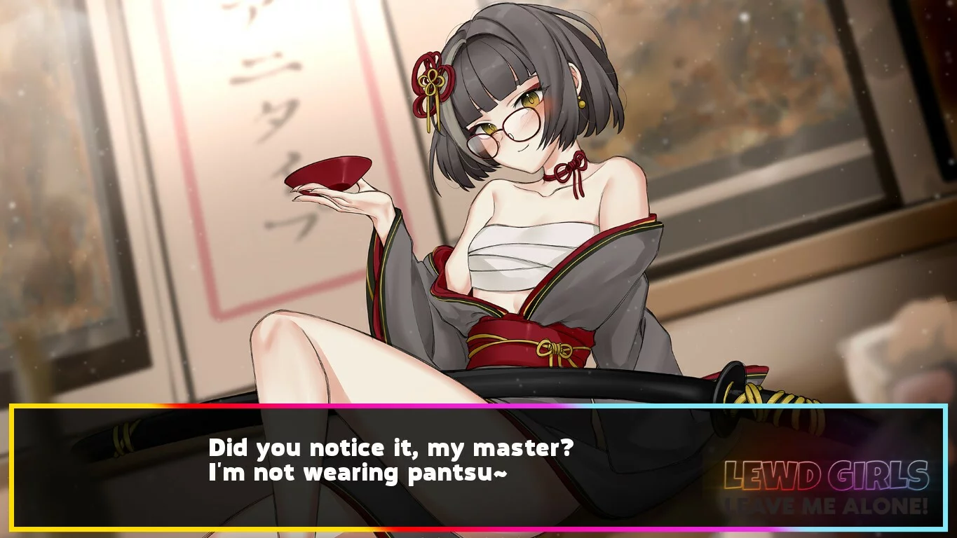 Изображение игры: Lewd Girls, Leave Me Alone! I Just Want to Play Video Games and Watch Anime! - Hentai Edition