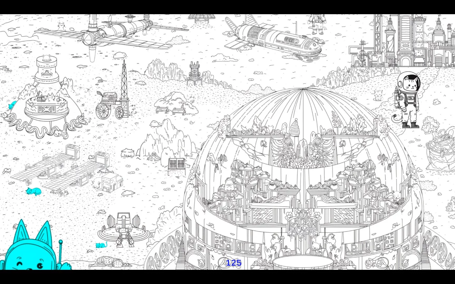 Изображение игры: Hidden Cats of Mars