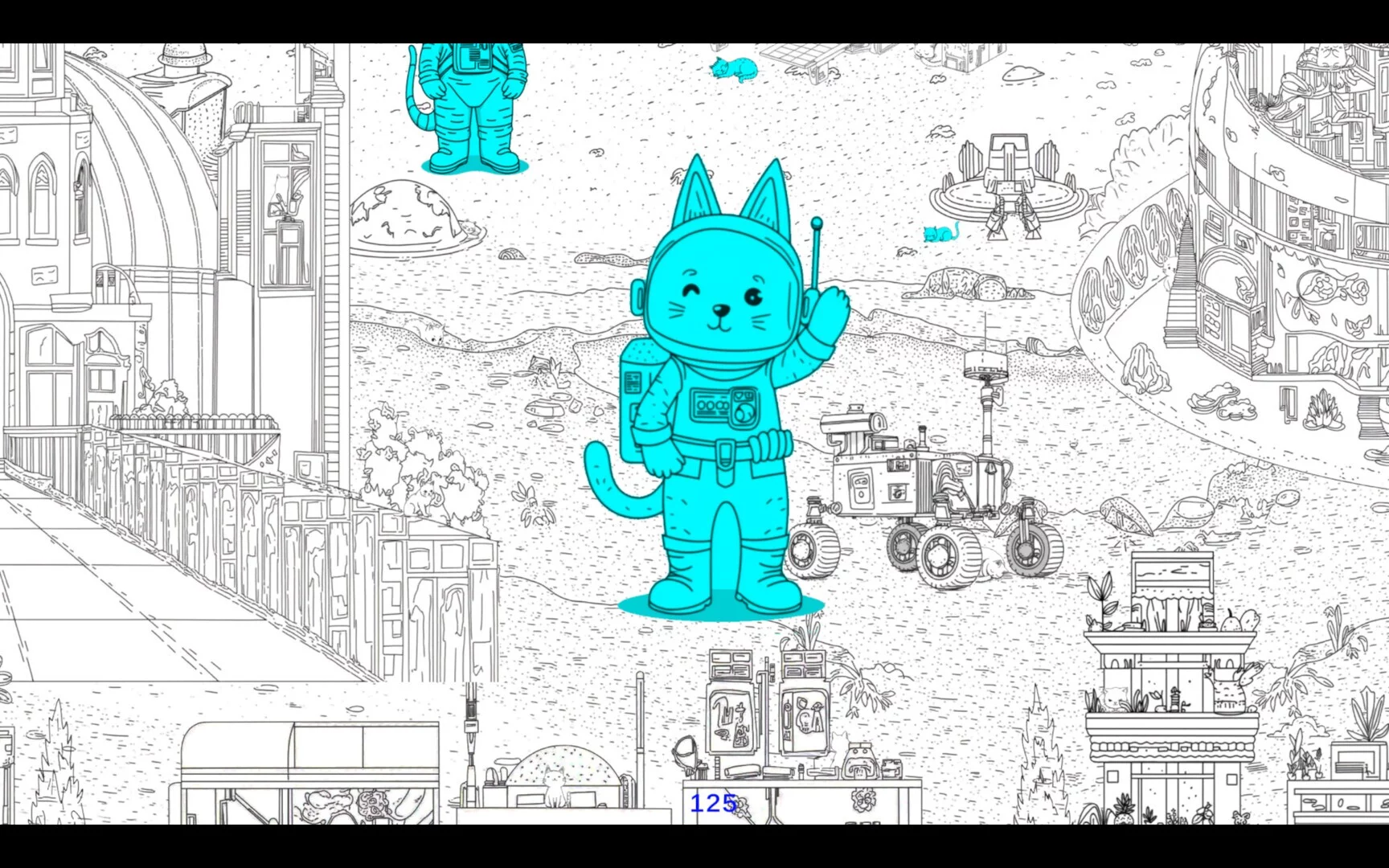 Изображение игры: Hidden Cats of Mars
