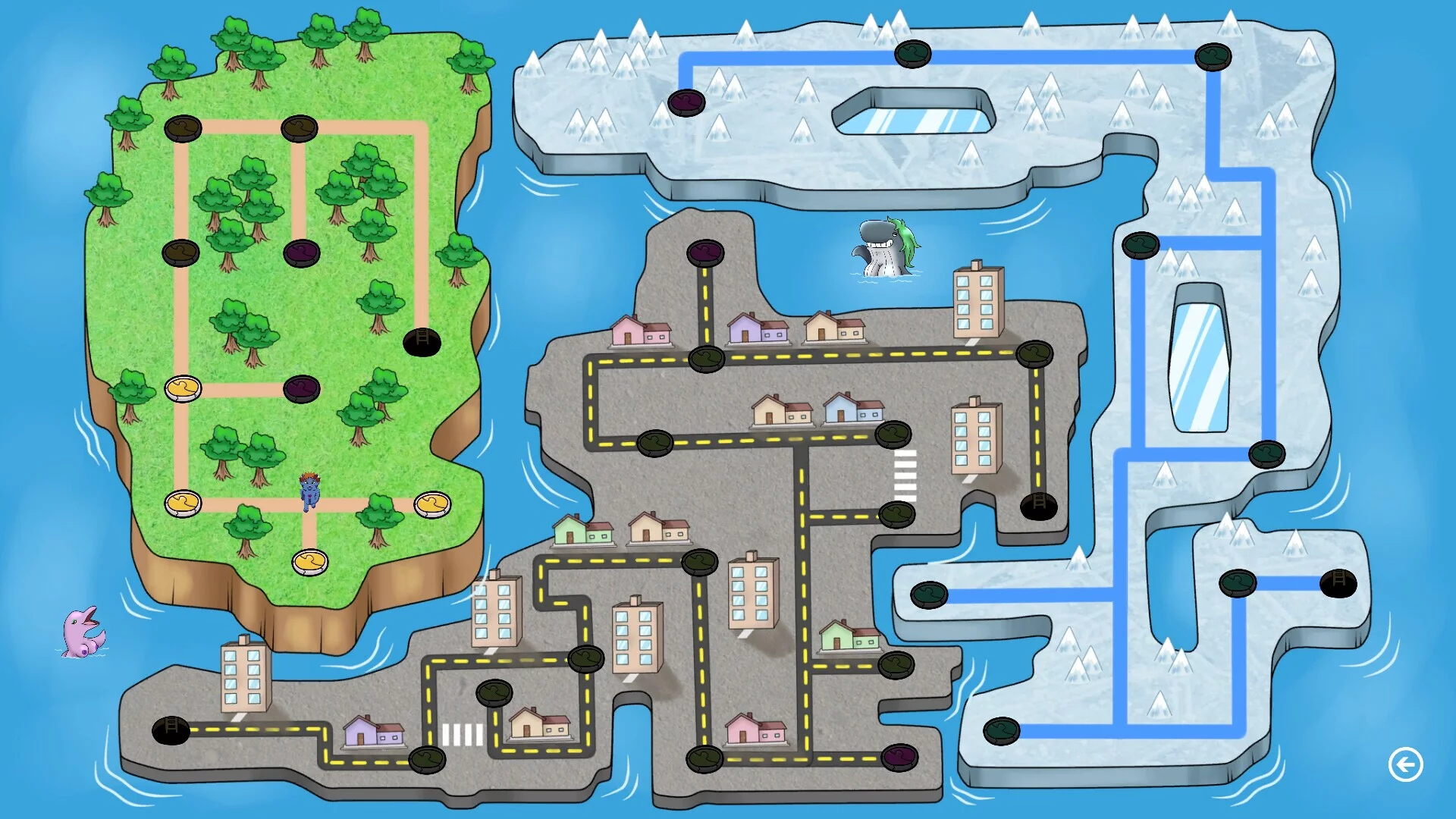 Изображение игры: Super Furry World