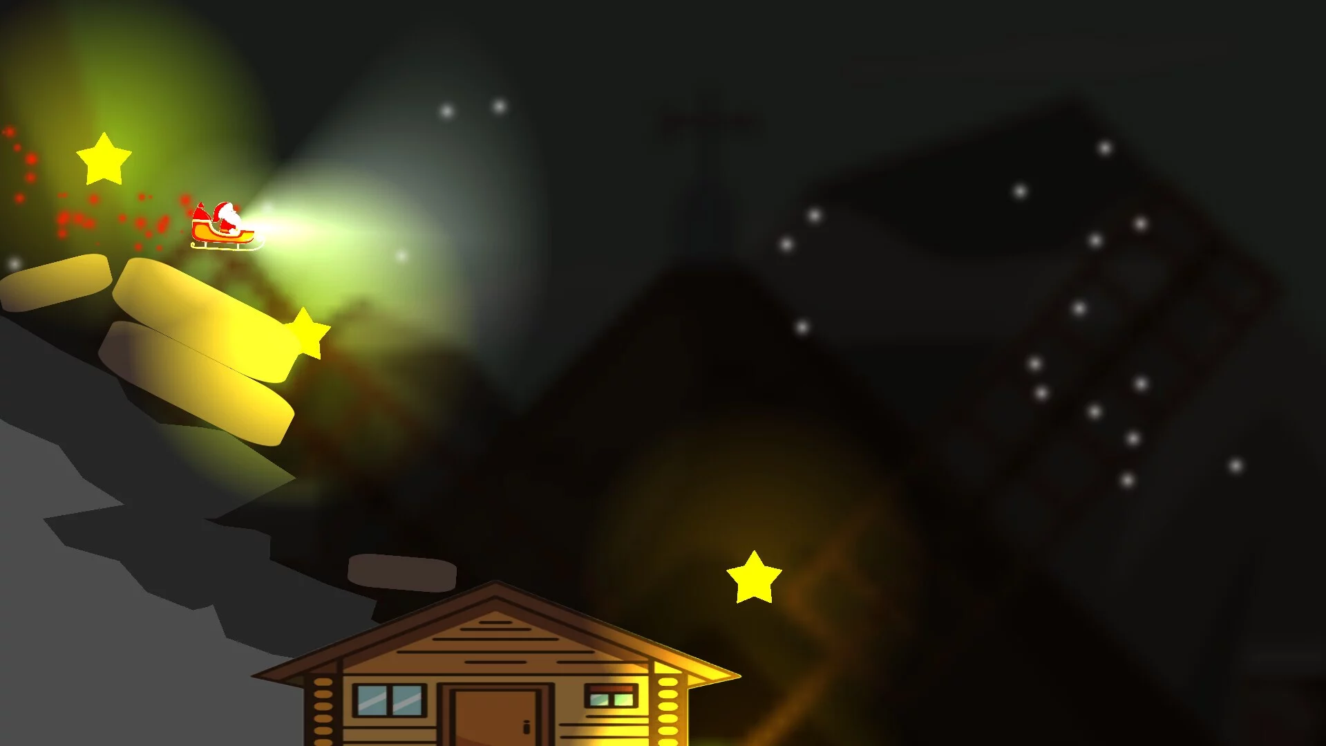 Изображение игры: Santa Slides to Town