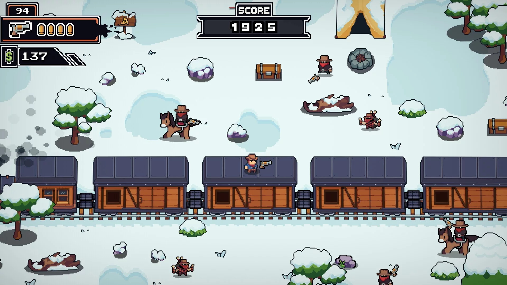 Изображение игры: Gunslinger Express