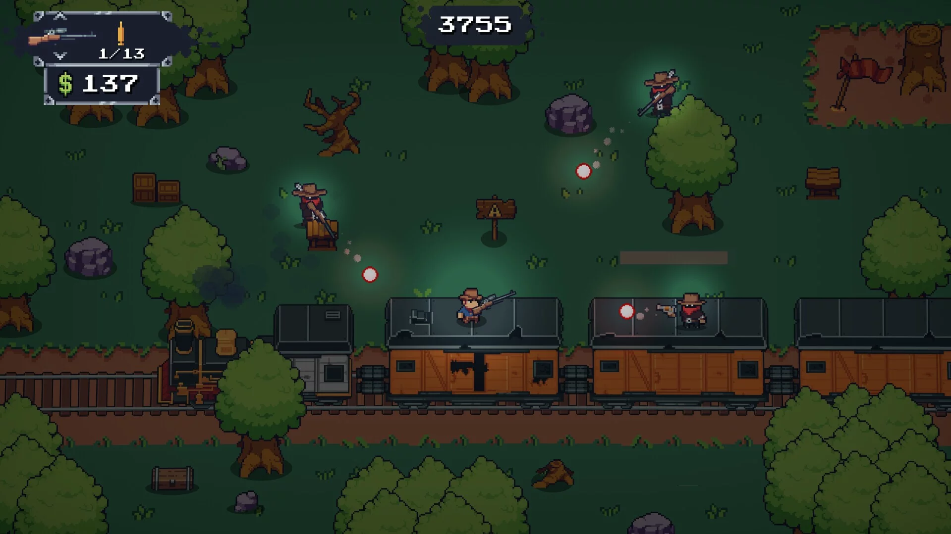 Изображение игры: Gunslinger Express
